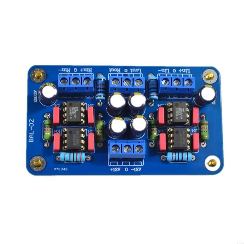 

77HA 5532 OP for Audio Amplifier SSM2141 Balanced to Unbalanced RCA AMP
