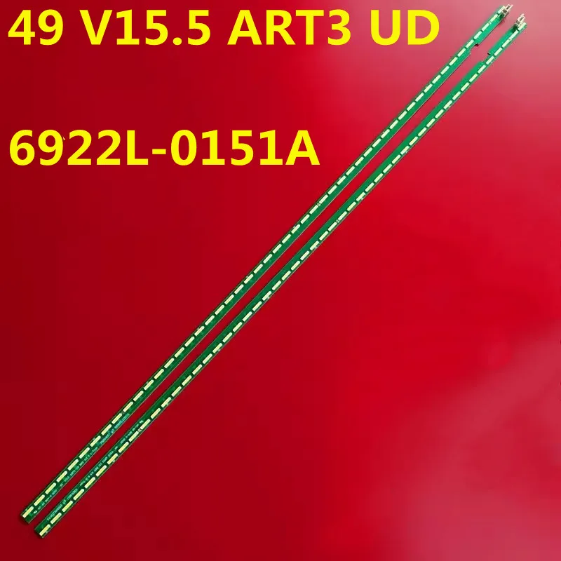 LED Backlight Strip For 49 V15.5 ART3 UD  6916L2297A 6916L2298A For 49UF6430 49UF6490 49UF6700 49UF6800 49UF7700  LC490EGE FH M1