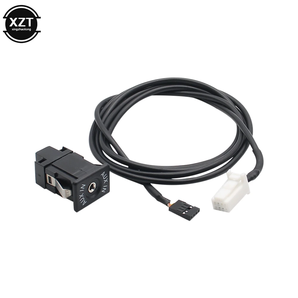 Gniazdo AUX do radia samochodowego, 8-pinowe złącze AUX, adapter AUX do Suzuki Swift SX4 Grand Vitara / Jimny / Clarion, wiązka przewodów, kabel audio AUX — zdjęcie produktu 6