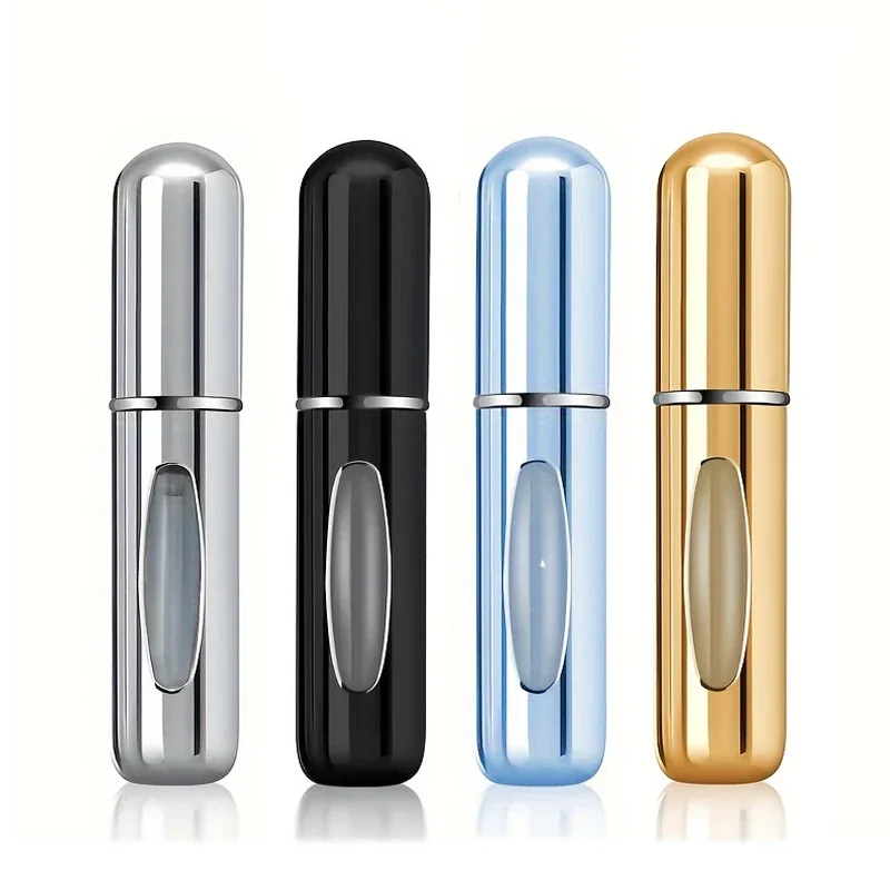 1pc 5ml Perfume Atomizer Portable Liquid Container for Cosmetics Traveling Mini Aluminum Spray Empty Refillable Bottle