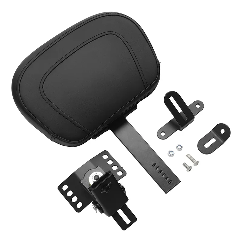 Motorcycle Black Adjustable Driver Rider Backrest Pad for Harley Touring Road King Electra Street Glide FLHR FLH 1997-2025 2018