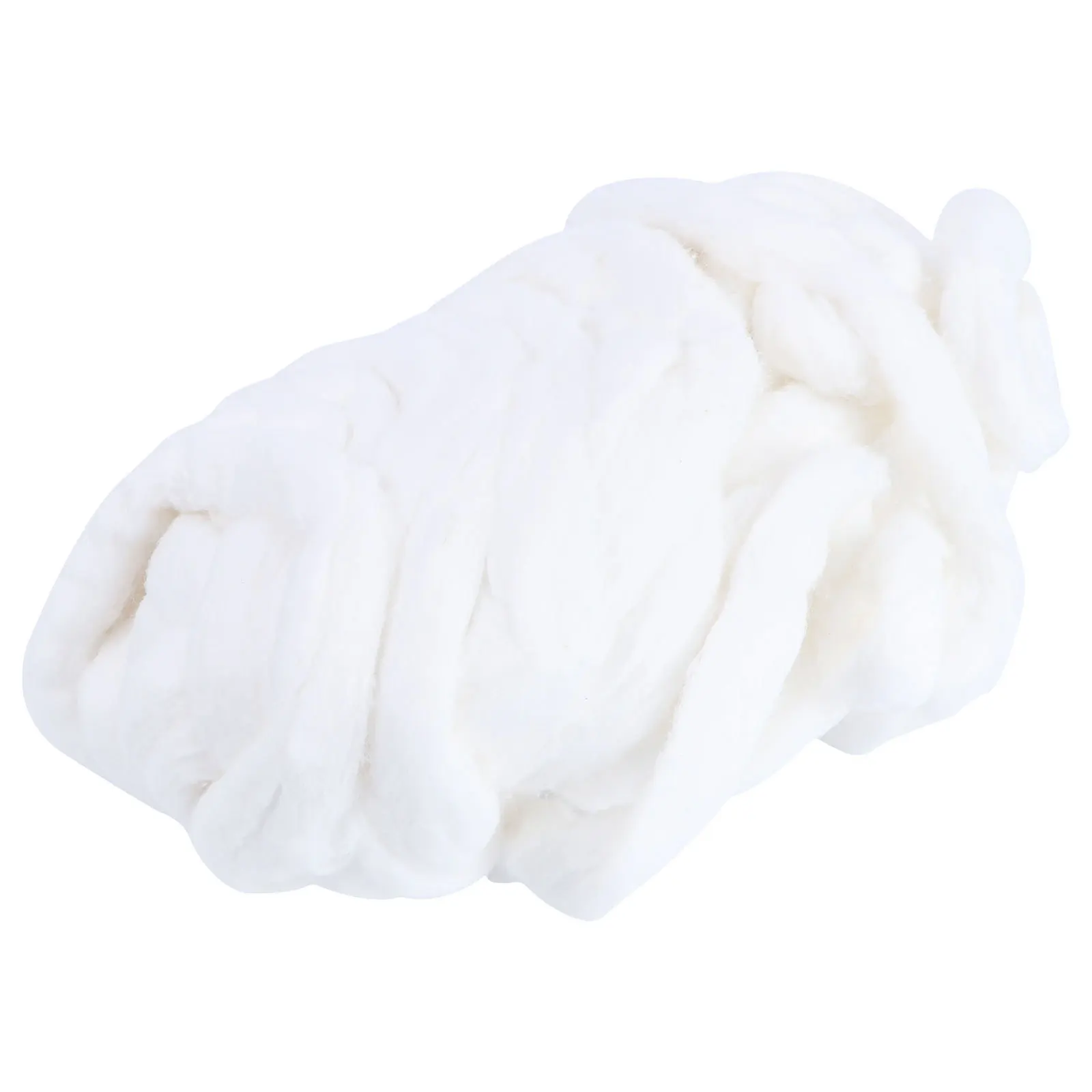 1 rotolo di strisce di cotone puro morbido assorbente struccante di bellezza salone sgrassante styling dei capelli usa e getta pulizia dell'orecchio dell'animale domestico artigianale