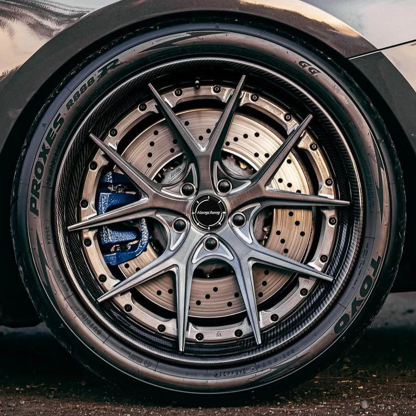 18 "19" 20 "21" 22 23 24 بوصة 2 قطعة عجلات مزورة 5x114.3 5X120 5X130 عجلات من ألياف الكربون جنوط السيارة لمرسيدس كورفيت Bmw