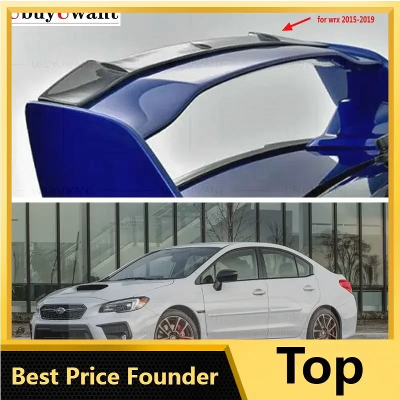 

Спойлер на заднюю крыло автомобиля из настоящего углеродного волокна для Subaru WRX STI 4th 2015 2016 2017 2018 2019 2020 2021