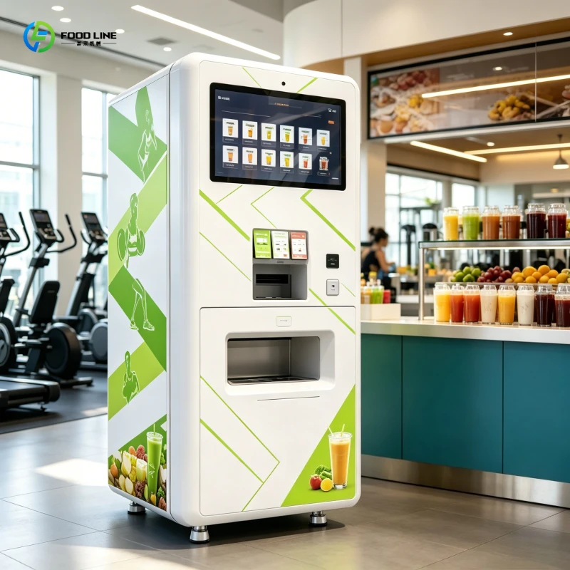 Protein Shake Vending Machine Commercial Chiller SDK Self-Service Coin Card Mobile Pay for Recreation Center