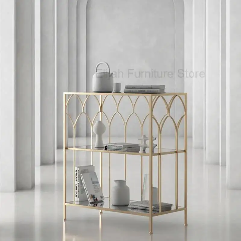 

Metal Gold Side Tables Nordic Luxury Bedroom Corner Coffee Tables Mid Century Modern Table Basse Library Furniture GPF40XP