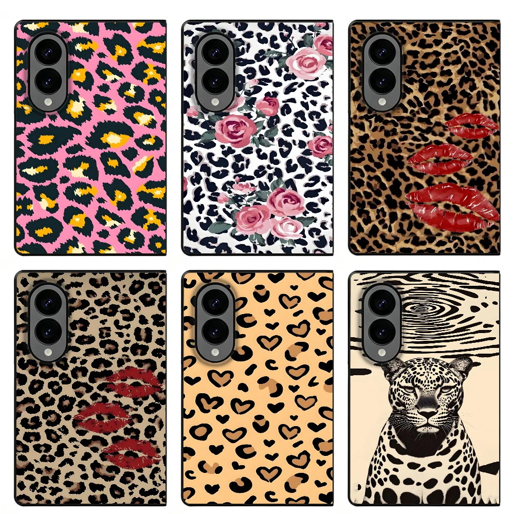 Phone Case for Samsung Galaxy ZFold8 Z Fold8 Z Fold 8 Wide ZFold Wide Shell Capa Leopard Print Art