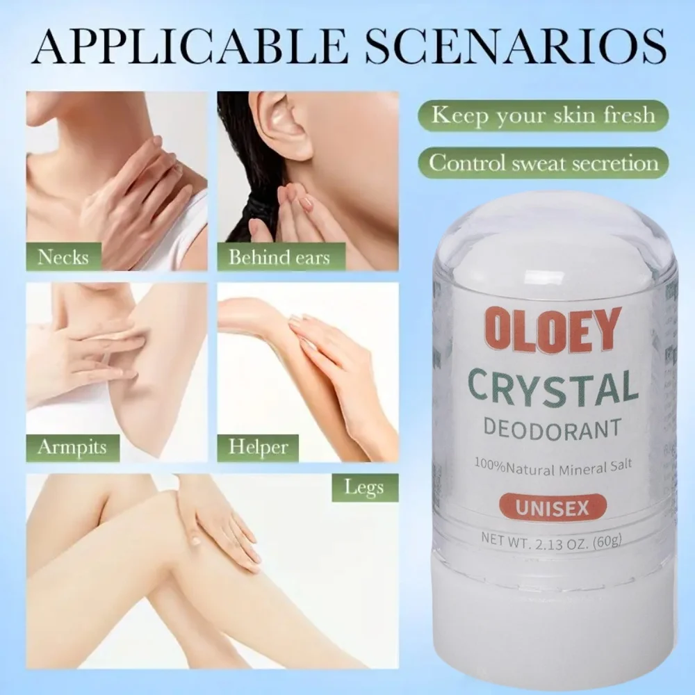 

60g/100g/120g Body Odor Remover Antiperspirant Stick New Alum Stick Deodorant Stick Alum Crystal Deodorant Remove Underarm