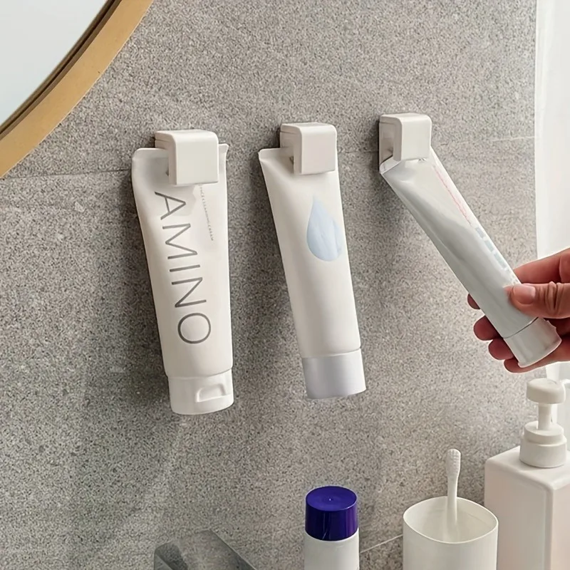 3/5/10Pcs Punch-free Toothbrush Holder Wall-mounted Toothpaste Holder Storage Rack Holders Organizer Bathroom Accessories