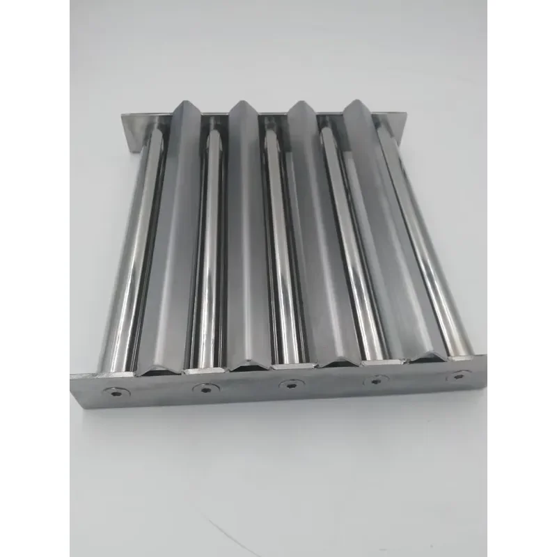 12000GS Square Magnetic Grille Separator Stainless Steel Frame for Removing Iron from Plastic Resin Particles Industrial Use