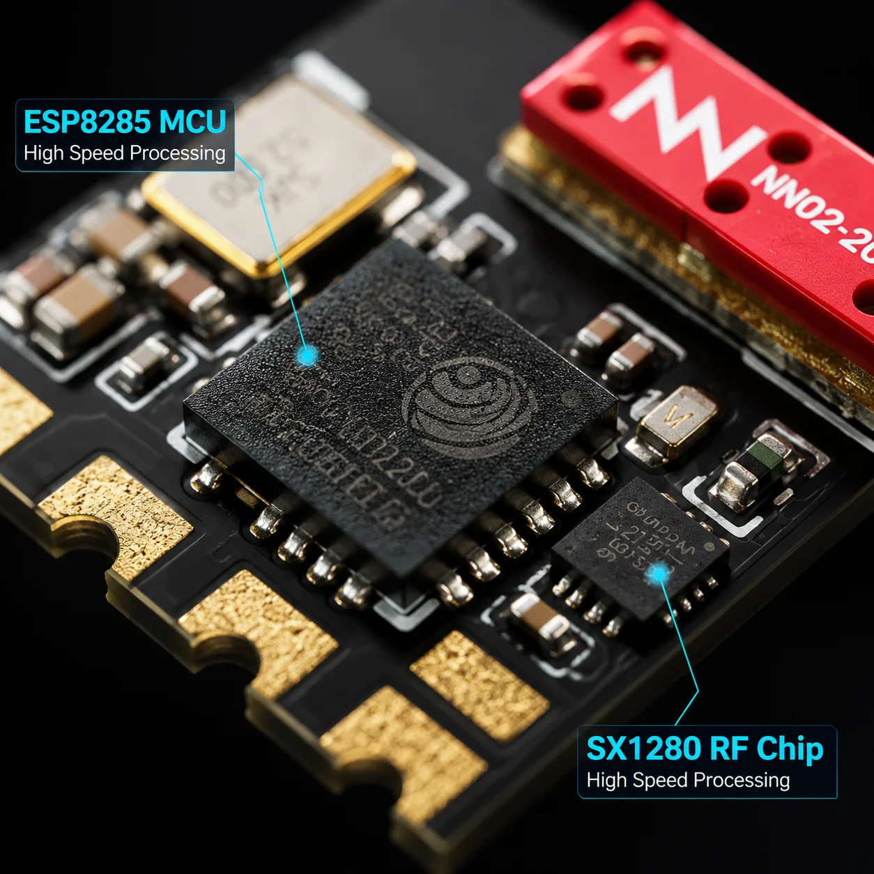 BETAFPV ELRS Lite 2.4G V1.2 Receiver Featuring ESP8285 MCU And SX1280 RF Chip With Flat Antenna For Micro Tiny Whoop Drone New