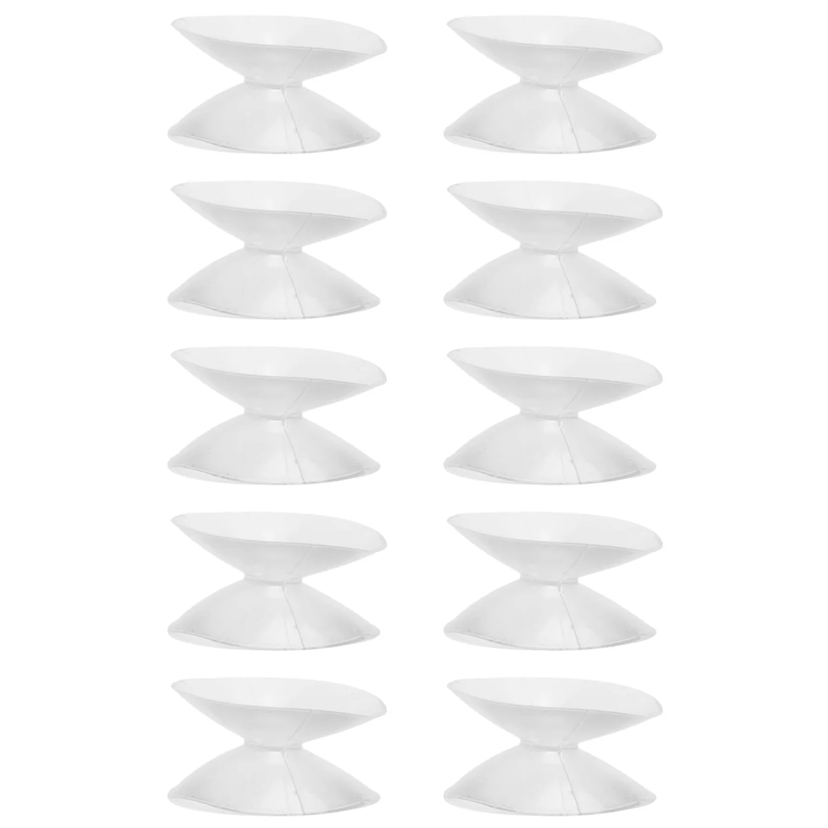 10 Pcs Double Sided Suction Cup - Sucker Pads for Glass, Plastic - 30Mm Width