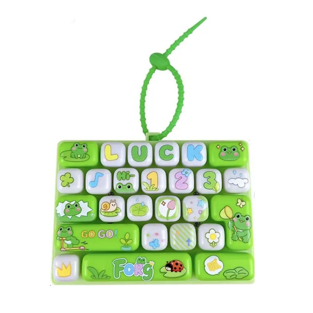 26 Key 26 Key Keyboard Keychain Cute Small Gift Mini Keyboard Pendant Cartoon Bag Hanging Ornament Button Fidget Children's Bag