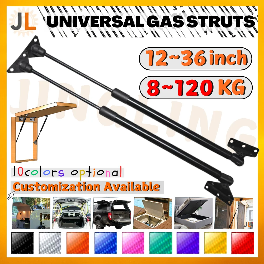 

2x 305mm/12" Universal Gas Struts 89-300N (20-67Lb) Lift Support for Truck Caravan Boat Bus Window Heavy Duty Tool Box Car Door