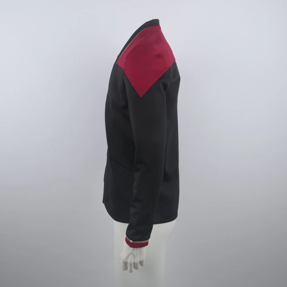 Cosplay for Picard 3 Admiral Captain Red Dress Jacket Starfleet Uniforms Shirts Costumes Halloween Party Prop