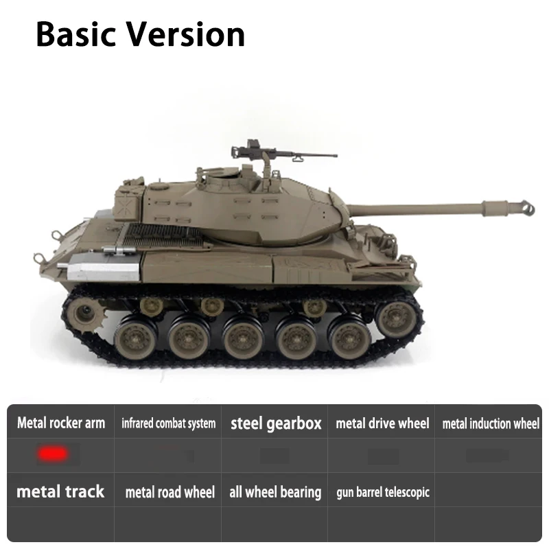 ヘンロン 1/16 3839-1 US M41 ウォーカー ブルドッグ ライト ラジコン