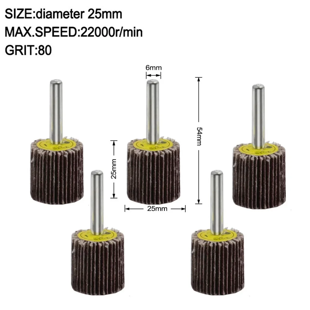 5ชิ้น16-40มม80กรวดขัดล้อขัดกระดาษทรายขัดจานเจียรขัดอุปกรณ์แกะสลัก beveling