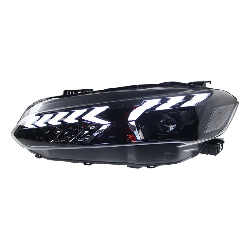 Headlight For HONDA Civic 2022 2023 Colorful flowing Front Lamp Assembly DRL Parking Turning Signal LED He