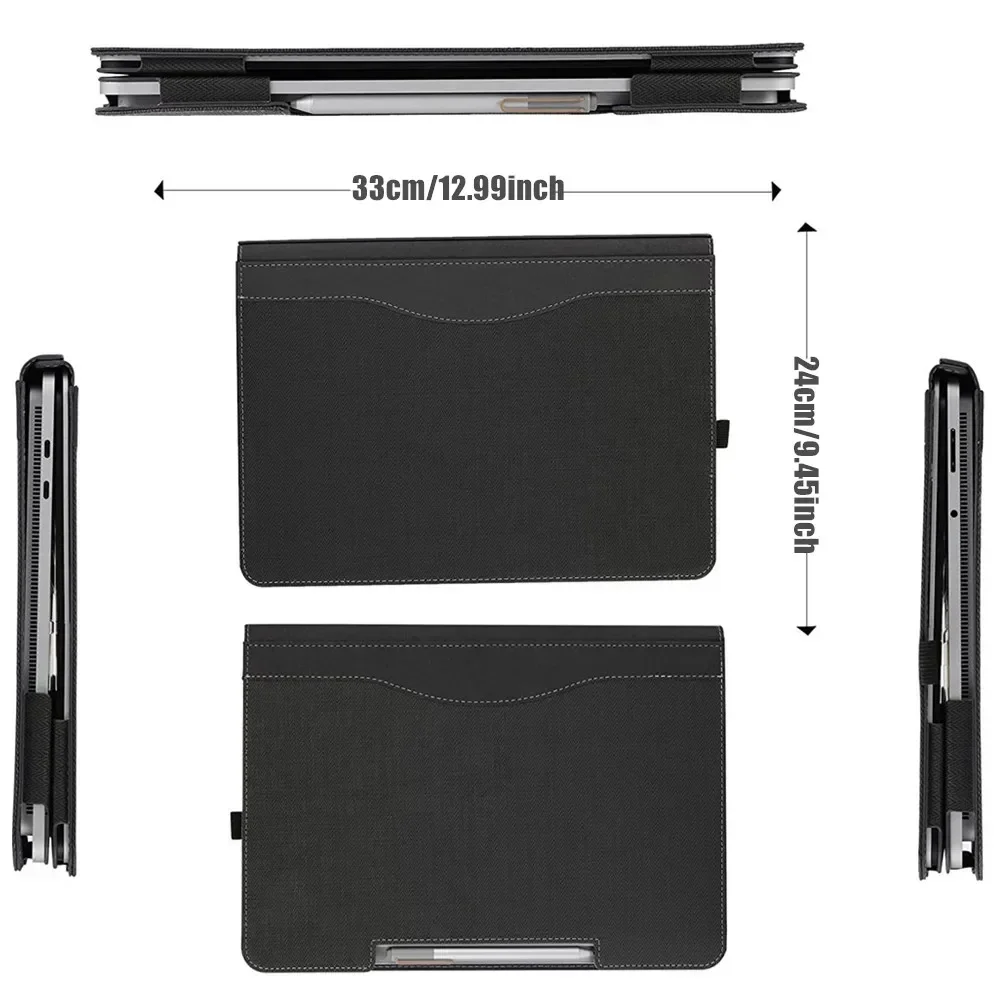 Caso para microsoft surface portátil studio tablet 14.4 polegadas couro do plutônio folio suporte capa para superfície portátil studio sleeve casos