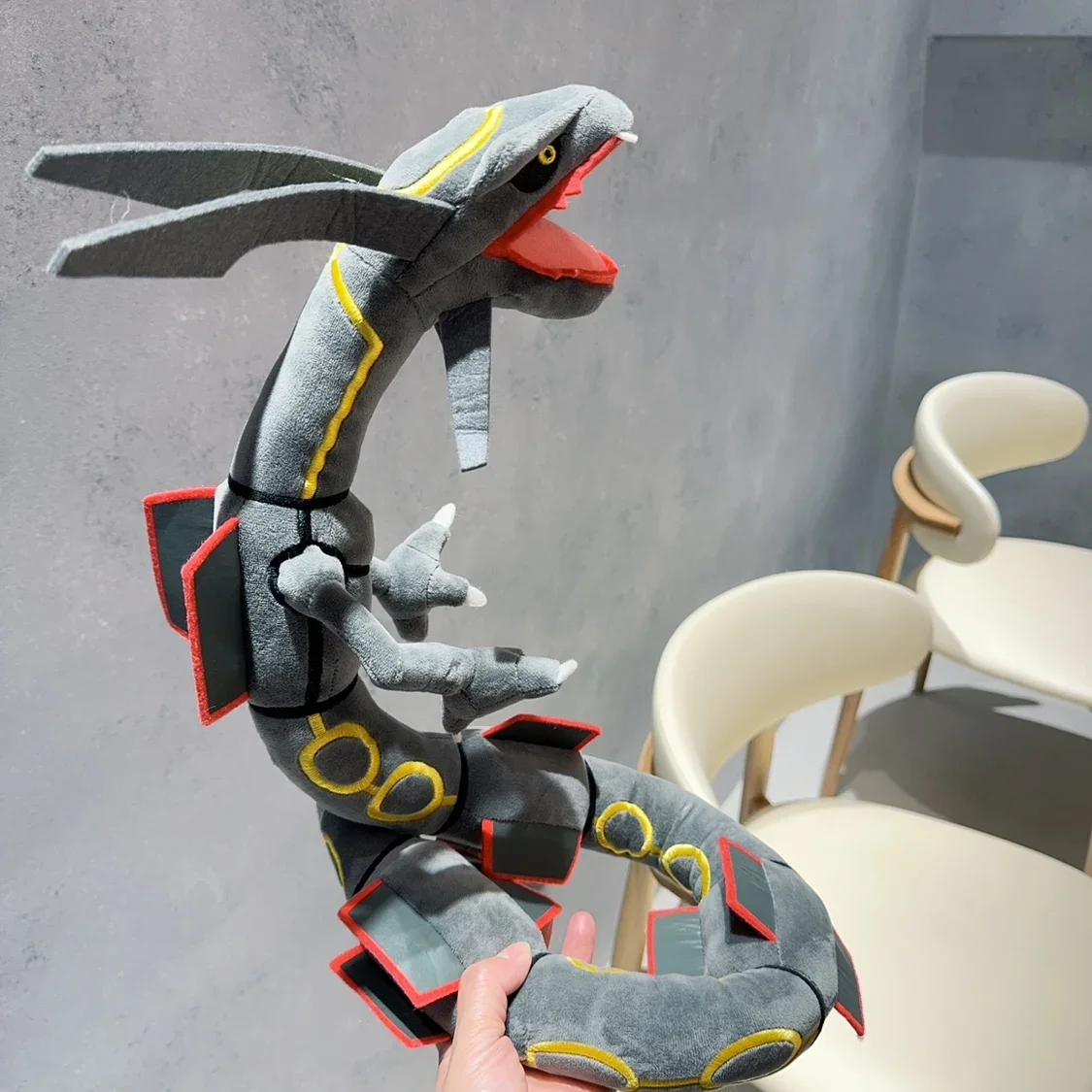 80 см блестящие плюшевые игрушки Rayquaza Pokemon Peluche Mega Rayquaza, мягкие игрушки, игра для коллекционного подарка, плюшевые игрушки Rayquaza, подарок для ребенка
