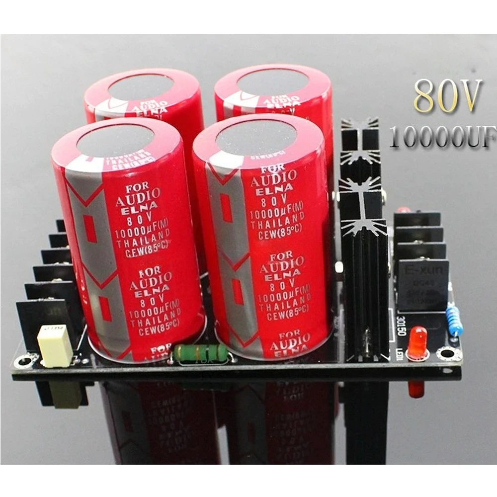 4*10000UF 80V Capacitor Power Rectifier Filter Board
