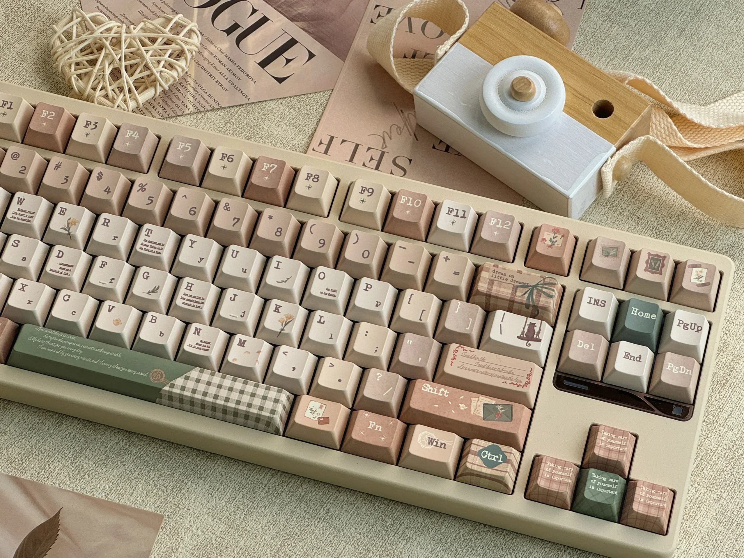 アキバノートオリジナルキーキャップ新しいオリジナルの非常にシンプルなキーキャップオリジナル Pbt キーボードキャップ