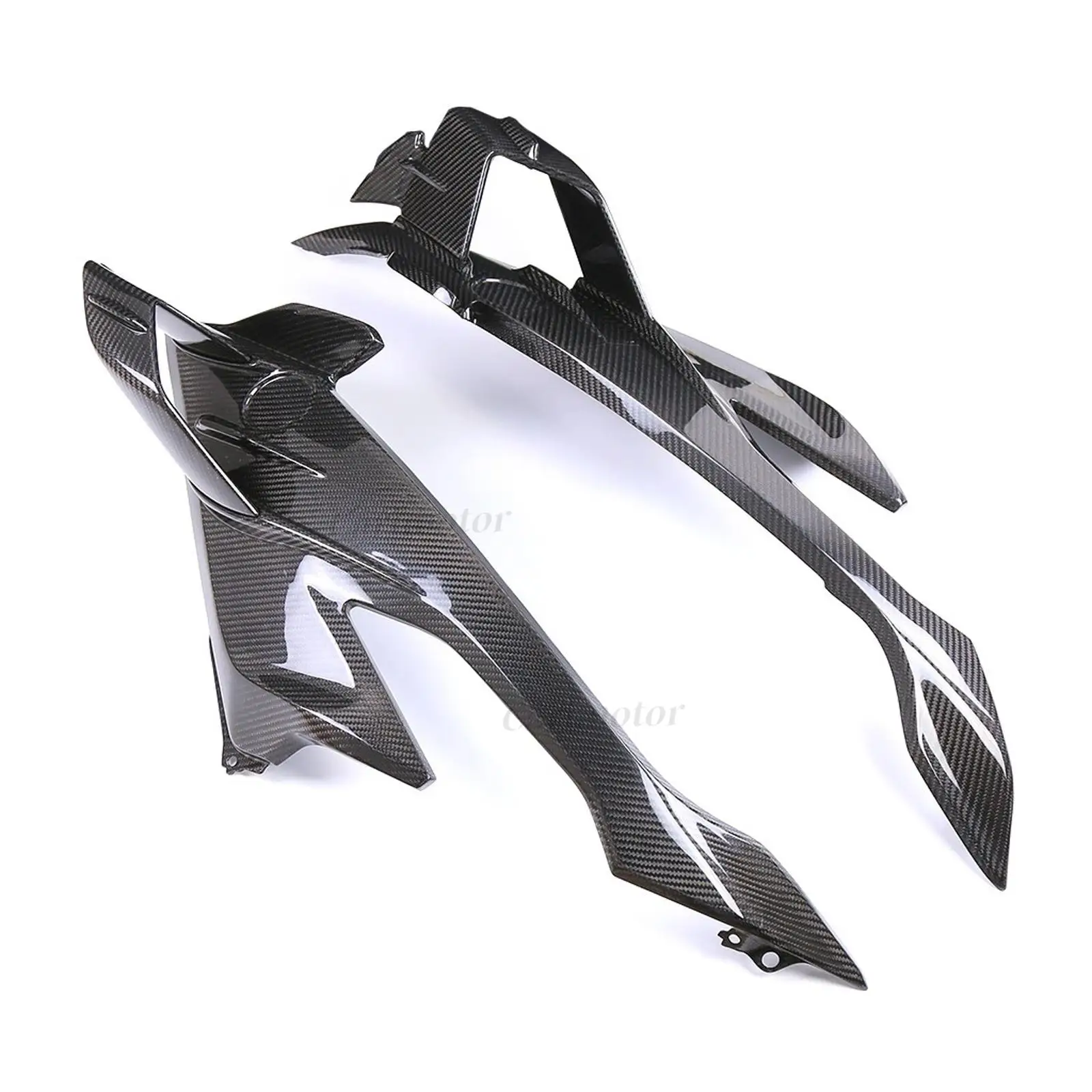 3K Twill Dry Carbon Fiber Motorcycle Side Fairing Cover For BMW S1000RR 2023+