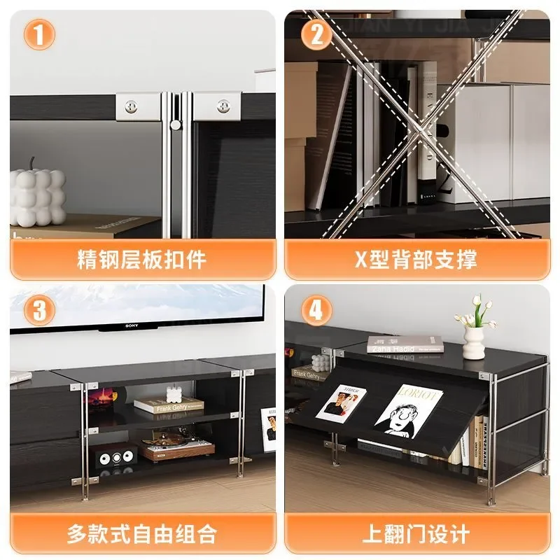 Aura Black Bauhaus Floor To Ceiling Shelving Unit Multi Tier Storage Rack For Living Room Wall Display Side Cabinet Organizer