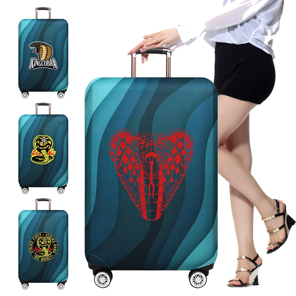 

Новинка 2025 года, чехол для тележки, толстый эластичный чехол для багажа, защита 18-32 дюймов, пылезащитный чехол серии Cobra, дорожные аксессуары