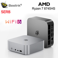 Beelink SER8 8745HS Powerful Mini PC AMD 24GB 32GB DDR5 1TB SSD USB4 2.5Gbps Wifi6 BT5.2 for Home Desktop Computer SER