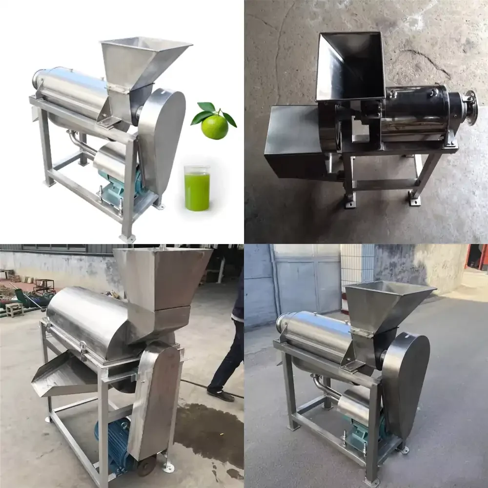 

High Output Easy Cleaning Features and Long-Lasting Commercial Spiral Crushing Sugarcane Orange Industrial Juicer Machine
