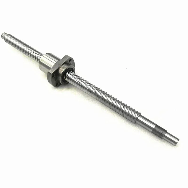 

Dia:16mm Lead:16mm Rolled Ballscrew 1pcs SFE1616 High Lead Ball Screw L=200mm+1pcs Single Ballnut with BK/BF12 End Processing