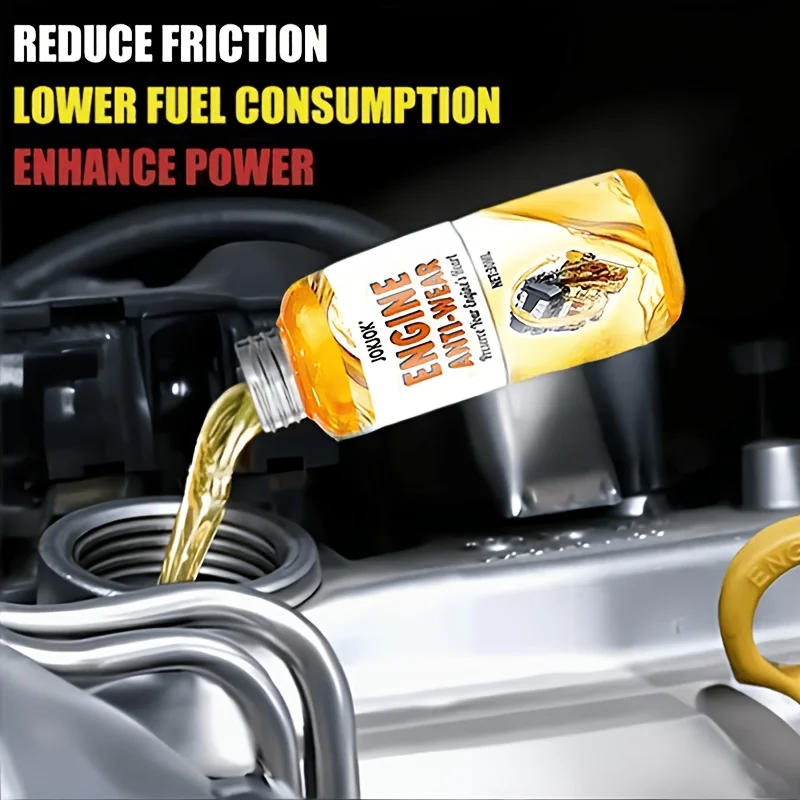 JOKJOK Engine Oil Additive Anti-Wear Treatment For Gasoline Diesel Cars Noise Reduction Fuel Efficiency Cylinder Protection