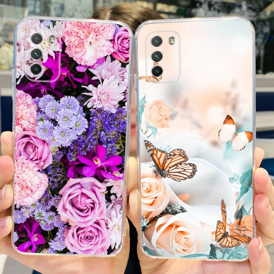 For Xiaomi Poco M3 Case New Fashion Painted Cover Silicone Soft TPU Phone Case For Xiaomi PocoM3 Poco M3 Pro 5G Back Cover Coque