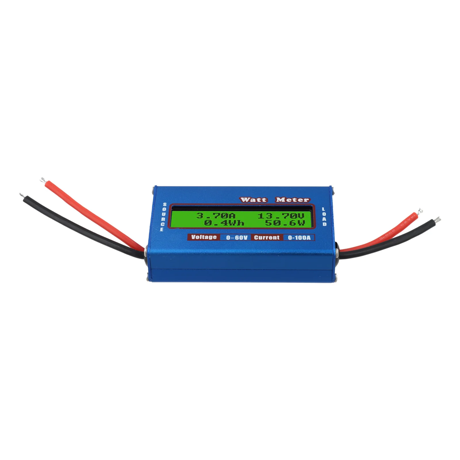 LCD For Digital Display 12V 24V For Solar Wind Analyzer Current Energy Meter Power Tool 0-100A DC Watt Volt Ampere Hour Counter