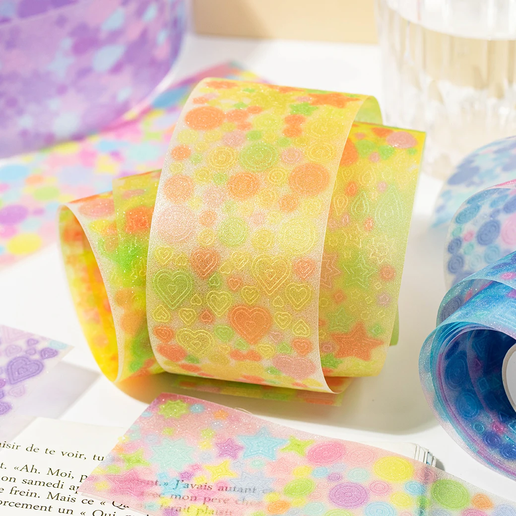 50mm * 2m Star River Roll Serie Kawaii Washi Adesivi Nastro adesivo Manuale creativo Decorazione Scrapbook fai da te Materiale base