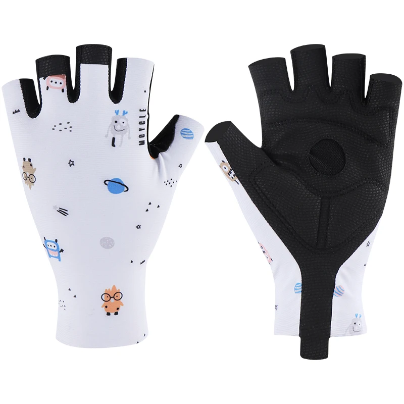 Mcycle Wholesale Half Finger Sport Gym Gloves Laser Cutting Bicycle Gloves Anti-sweat Breathable Specialize Cycling Gloves