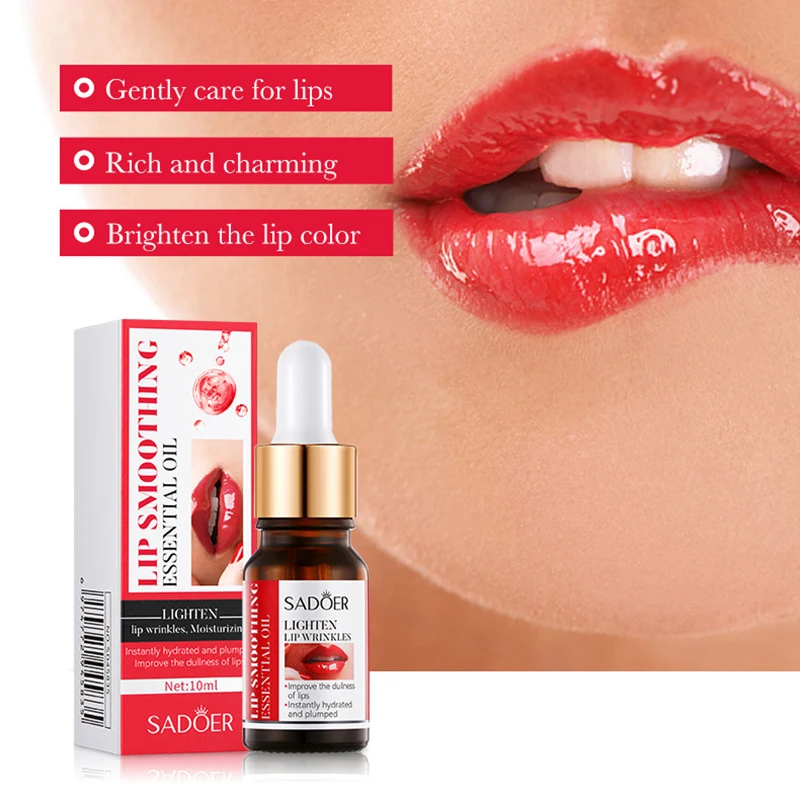 Lip Booster Plumping Serum Oil acido ialuronico idratante Sexy Plumping Enhancer stimolante Free Brightening Lightening Lines