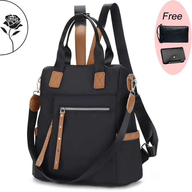 Women High Quality Oxford Cloth Backpacks Fashion Girls Shoulder Bag High-capacity Travel Bagpack Vogue School Bags for Girls