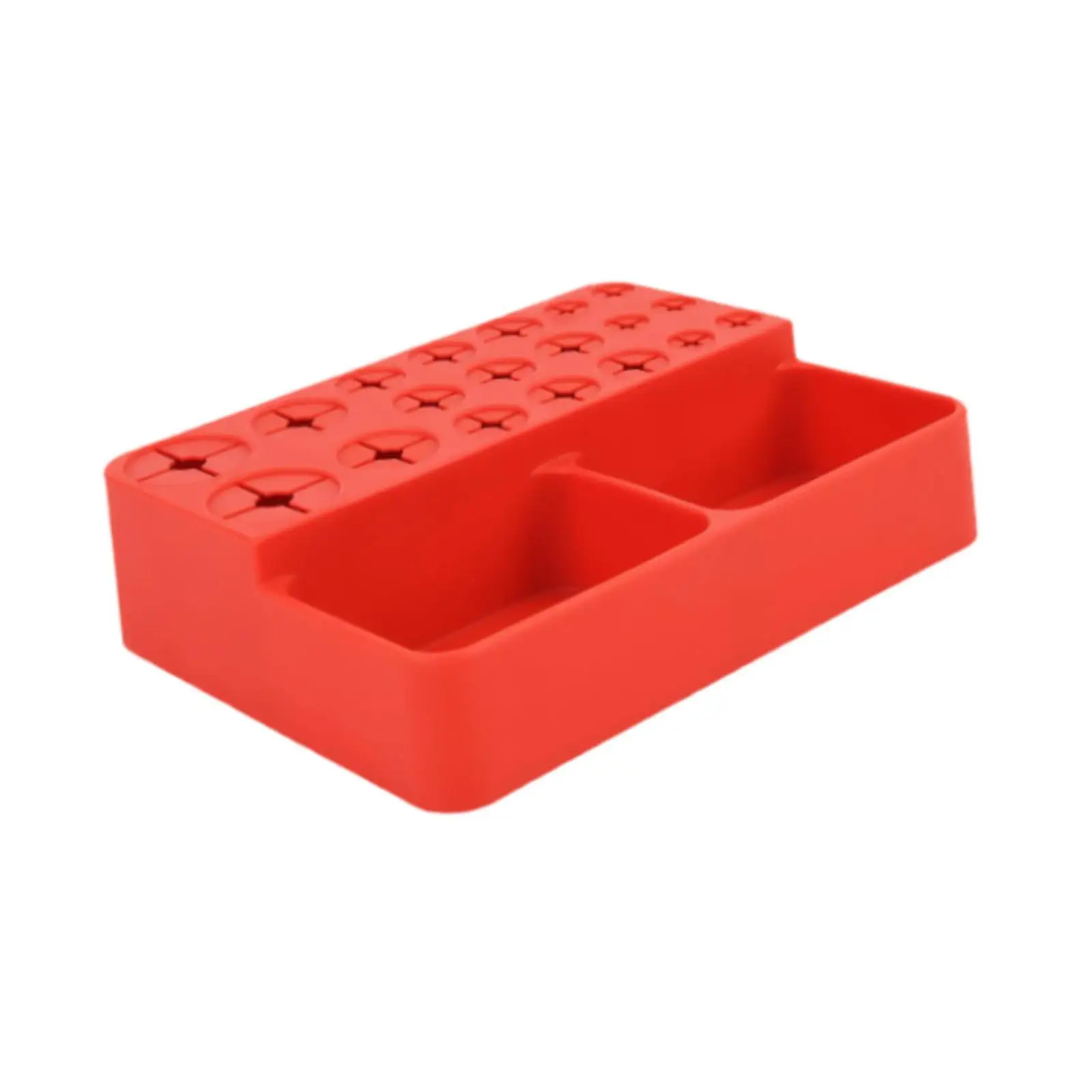 Makeup Brush Holder 21 Hole Remote Holder Large Capacity Silicone Desk Organizer for Artist Paint Office Desk Bathroom Vanity