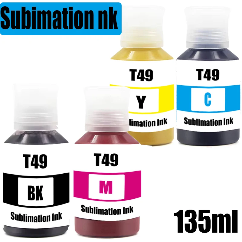 Tinta de sublimación para T49N T49H T49L para impresoras de sublimación Epson SC-F100 F170 F150 F160 F500 F550 F570 F530 T3170X T3180N