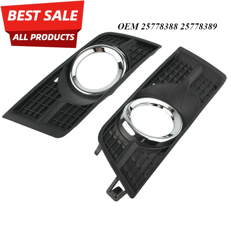

25778388 25778389 Fog Light Cover Grill Cover Fog Light Grill Fog Light Frame Automotive For Cadillac Srx 2010-2016 Accessories
