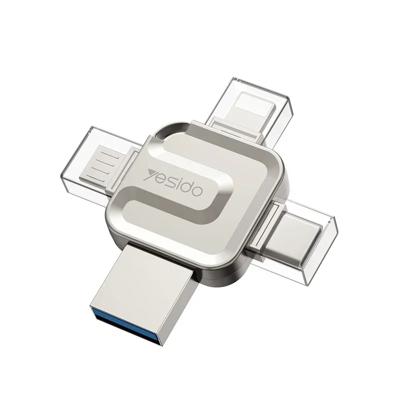 

Wholesale USB 3.0 Interface Zinc Alloy Case 4 in 1 OTG Adapter Flash U Disk