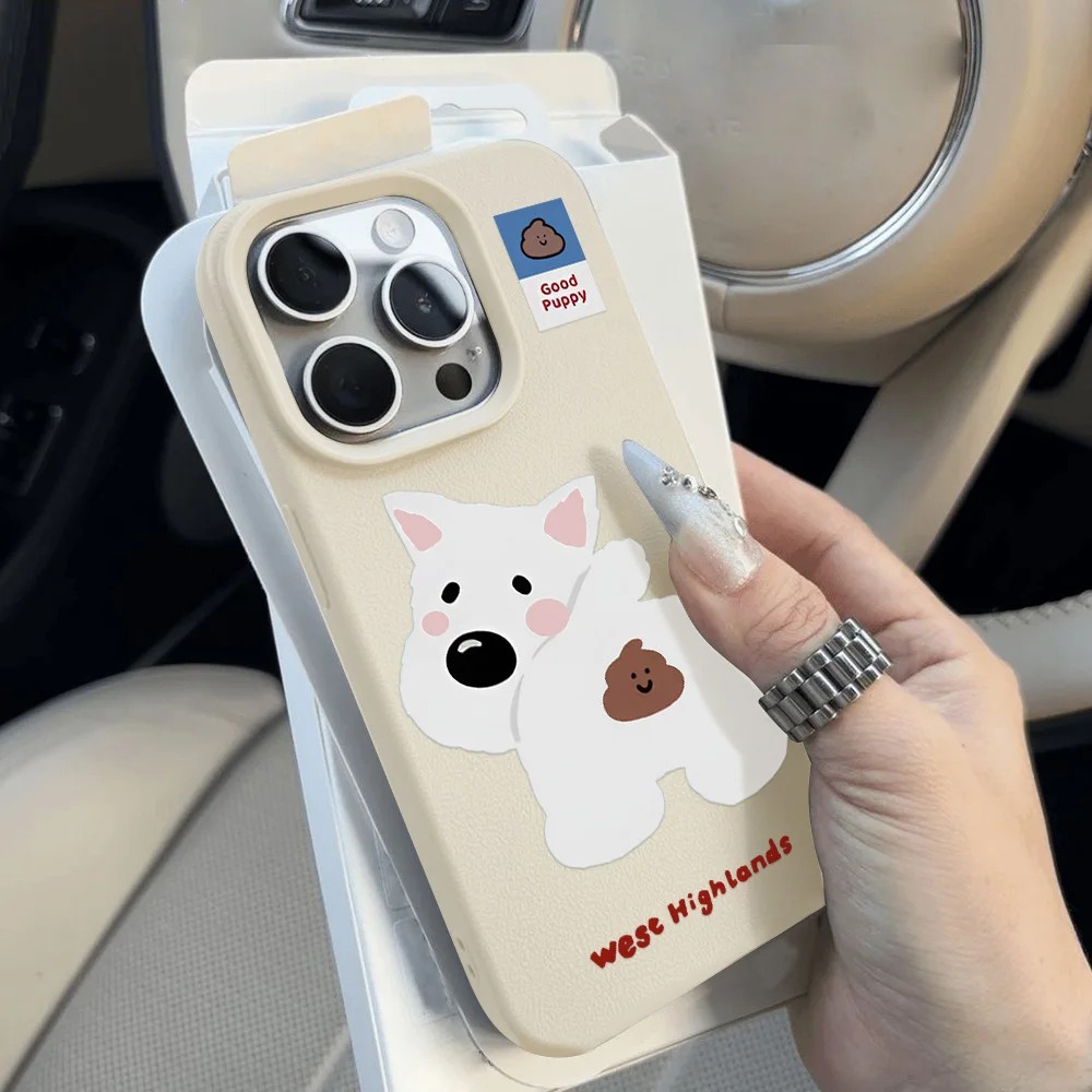 PU Leather Phone Case For iPhone 16 15 Pro Max Case iPhone 14 Pro Max 15 16 Plus 11 13 12 Fundas Silicone Nice Protective Cases