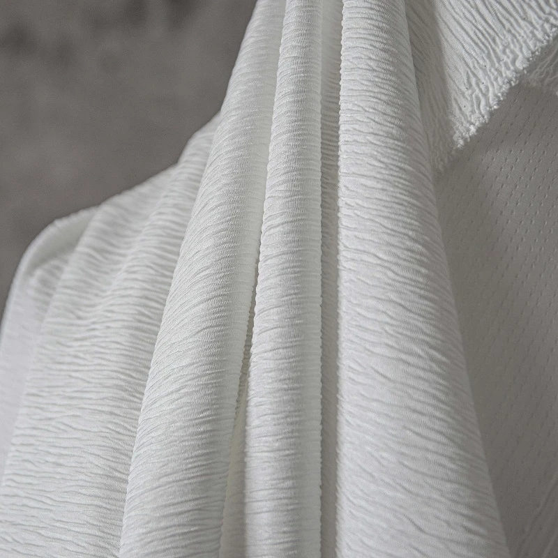 Micro Elastic Pleated Fabric Fashion Clothing Designer for Diy Sewing Coat Skirt Pants Bag Fabrics Clothing Cloth