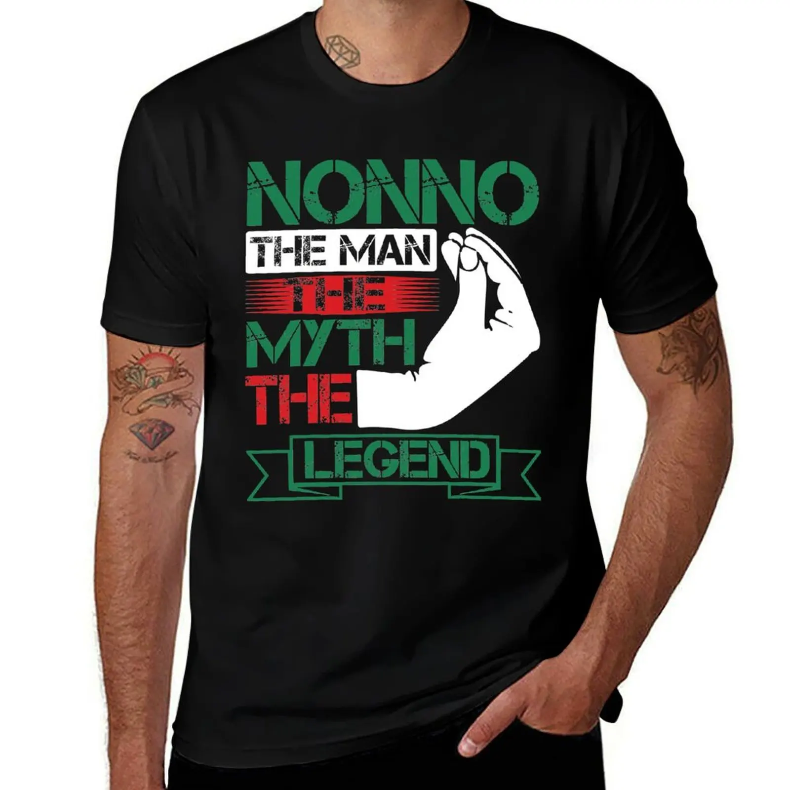 

Men's Nonno The Man, The Myth, The Legend - Nonno T T-Shirt man t shirt heavy cotton t shirts with prints