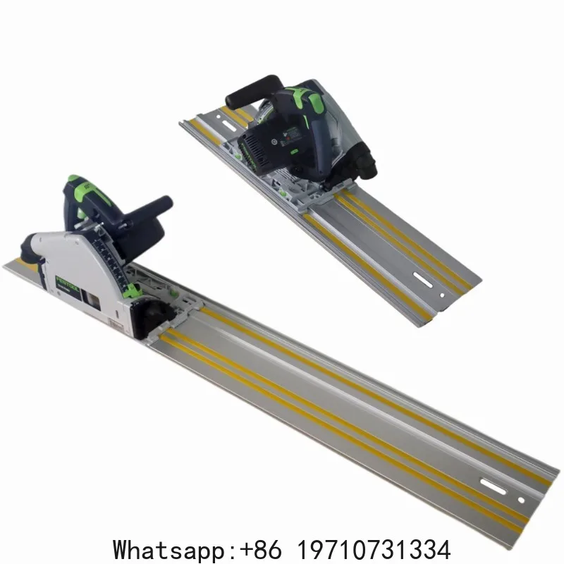 Dual-Length (1400mm/800mm) Track Saw Guide Rail for Makita & Festool, Optimized for Accurate Bevel and Straight Cuts