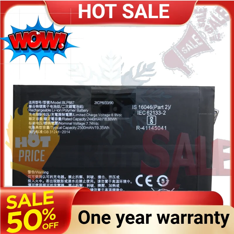 SWZY New BLP887 Battery For Oppo Realme GT Neo 2 Neo2 RMX3370,GT2 Pro RMX3301 RMX3300,Neo3 5G 80W,Neo 3T 5G,RMX3560,RMX3561 Phon