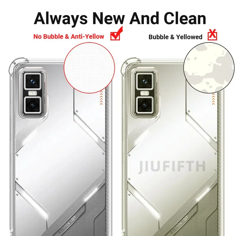 Clear Silicone Soft Phone Case For Infinix GT 30 Pro 5G Case Transparent Shockproof Airbag TPU Cover Capa For GT30Pro GT30 30Pro