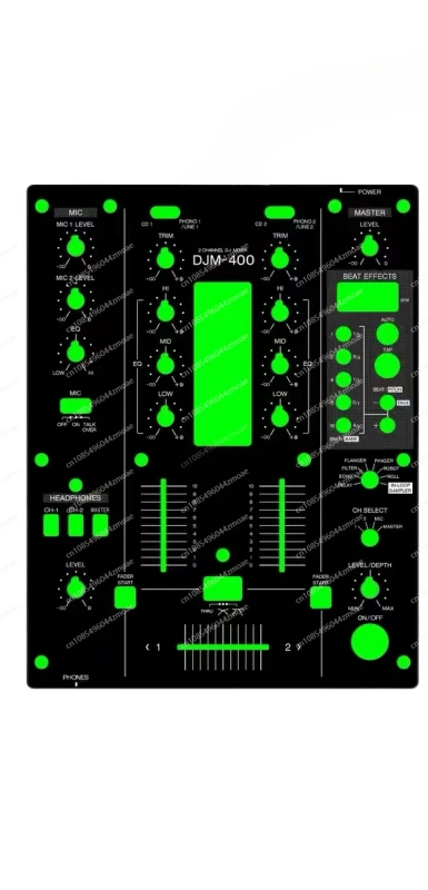 DJM400 mixer fully enclosed panel film protective sticker dustproof waterproof color